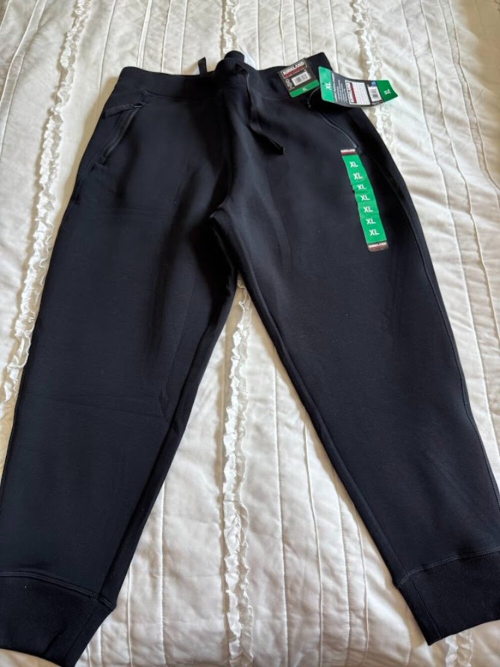 Kirkland Ladies Active Jogger Pant Black Size XL New with Tags